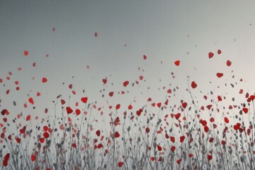 Wall Mural - field of poppies