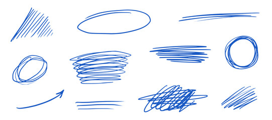 Poster - Scratch pen line scribble pencil vector. Scratch texture, pen line sketch mark, brush stroke. Hand drawn doodle grunge graffiti texture marker stroke. Pencil scrawl effect. Vector illustration