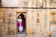 Woman in Amer fort in Jaipur
