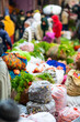 Vegetables market in India