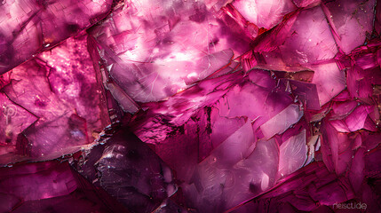 Lepidolite macro detail gemstone, close-up of the texture, grunge colorful pink purple background design