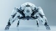 Multi-Legged White Crab-like Crawling Robot with Advanced Mobility and Adaptability