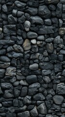 Canvas Print - Dark Rock Wall Texture