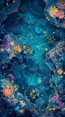 Wall Mural - Mystical Ocean Depths