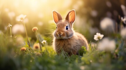 cute animal pet rabbit or bunny smiling and laughing isolated with copy space for easter background, rabbit, animal, pet, cute, fur, ear, mammal, background, celebration