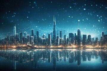 Poster - city skyline