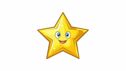 Sticker - A bright and shining star in the night sky always lighting up your world with joy and happiness even on the darkest of nights.. Cartoon Vector