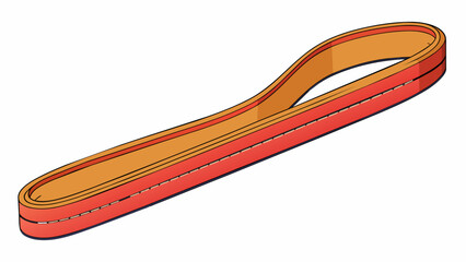Wall Mural - a thin strip of rubber is continuously squeezed through a narrow gap resulting in a long flat band w