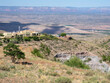 Scenic view of Verde Valley with Jerome State Historic Park Museum standing on the hilltop - Jerome, Arizona