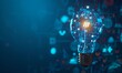 © SKIMP Art - A light bulb with digital icons inside, representing innovation and technology in business Generative AI