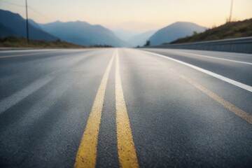 Canvas Print - road in the morning