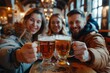 © Дмитро Петрина - Drinking beer in the vintage pub, AI generated