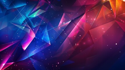 Wall Mural - modern abstract triangle sport background