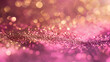 Pink and gold glitter background design