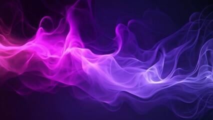 Poster - Blurry swirls of colorful pink and blue smoke on a dark background, creating an abstract and vibrant atmosphere.