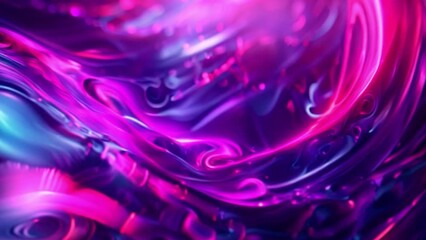 Poster - An abstract background featuring intermingling shades of pink and blue.