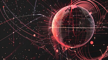 circular technology background