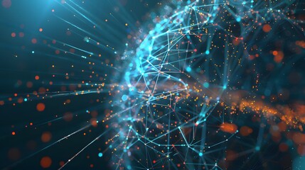 circular technology background