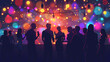 © charich - night party vector