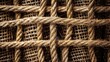 Thin rope texture design for business cards, flyers, tiles, and textile printing. Ai Generated.