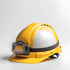 yellow hard hat