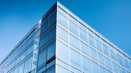 Wall Mural - blue glass building