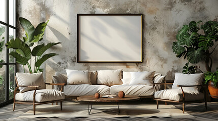 Wall Mural - Contemporary living room background