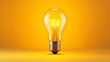 © ma - Glowing light bulb, symbolizing creativity and innovation