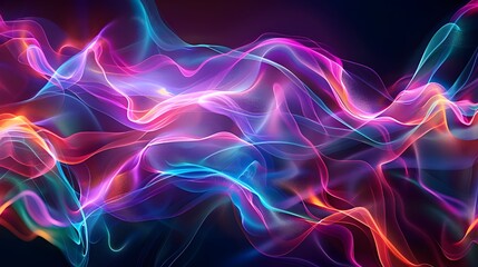 Vibrant neon waves, vibrant waves neon background, neon background, background, colorful background, neon colorfully background, rainbow color background