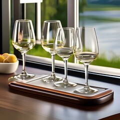 Wall Mural - Variety of wine glass holder for RV splashes with RV wine glass holder5