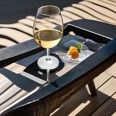Wall Mural - Array of wine glass holder for sun lounger splashes with sun lounger wine glass holder2