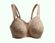 © Mudassir - Beige her bra on a white background Generative ai,