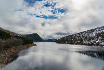 Wall Mural - northern norway:nature sceneries on the road from Trondheim to Saebo