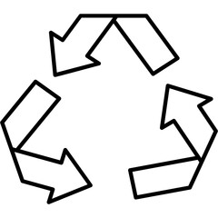 Sticker - Recycle Arrow Icon