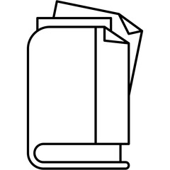 Poster - Book Icon