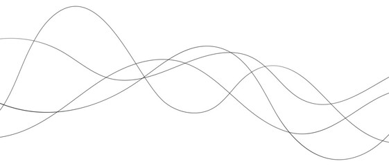 abstract simple black curve line design can be used background, banner, poster.