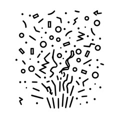 Confetti icon, celebration icon, birthday icon, party icon, anniversary icon, event icon, holiday icon, ceremony icon, festival icon, greeting icon, exploding icon, Christmas icon, festive icon,party,