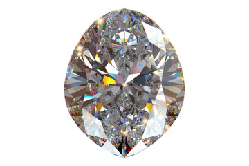 Wall Mural - Diamond style isolated on transparent background