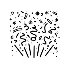 Confetti icon, celebration icon, birthday icon, party icon, anniversary icon, event icon, holiday icon, ceremony icon, festival icon, greeting icon, exploding icon, Christmas icon, festive icon,party,