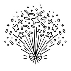 Confetti icon, celebration icon, birthday icon, party icon, anniversary icon, event icon, holiday icon, ceremony icon, festival icon, greeting icon, exploding icon, Christmas icon, festive icon,party,
