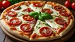 © vivekFx - Freshly baked Margherita pizza ready to be savored