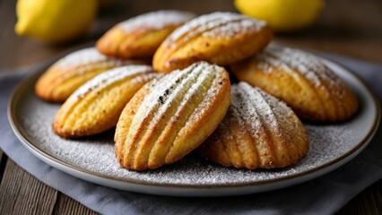 Wall Mural -  Deliciously baked sugarcoated pastries ready to be savored