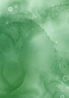 emerald green hand painted alcohol ink background 
