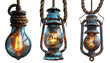 © Clemency - set of old lanterns isolated on transparent background