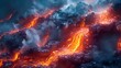 Raw Power: A Dynamic and Vivid Visualization of Molten Lava