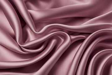 Wall Mural - A pink fabric with a wave pattern