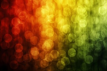 Wall Mural - Abstract gradient bokeh with yellow, orange, red light blur for artistic background