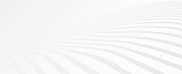 White geometric abstract background overlapping layers on bright space with line effect decoration. Circle style concept modern graphic design element for banner, flyer, card. vector