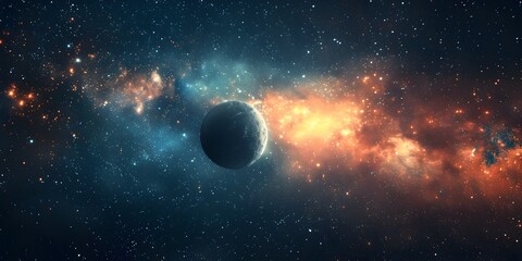 Wall Mural - stunning cosmic enigma a captivating interstellar odyssey showcasing the awe inspiring beauty and my