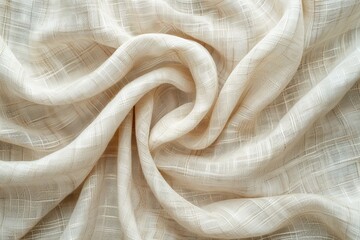 Aufkleber - Close Up of White Fabric